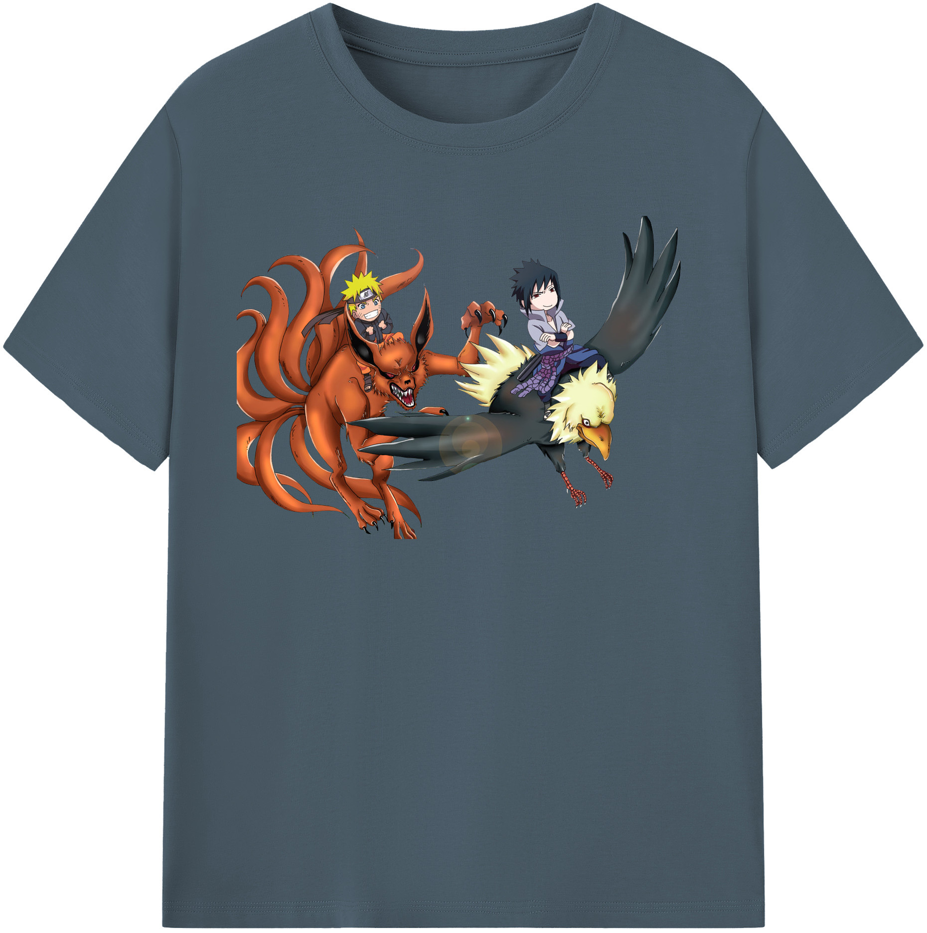 （画像用） NARUTO -ナルト- うずまき ナルト Uzumaki Naruto 綿100％半袖Tシャツ（フロントプリント）